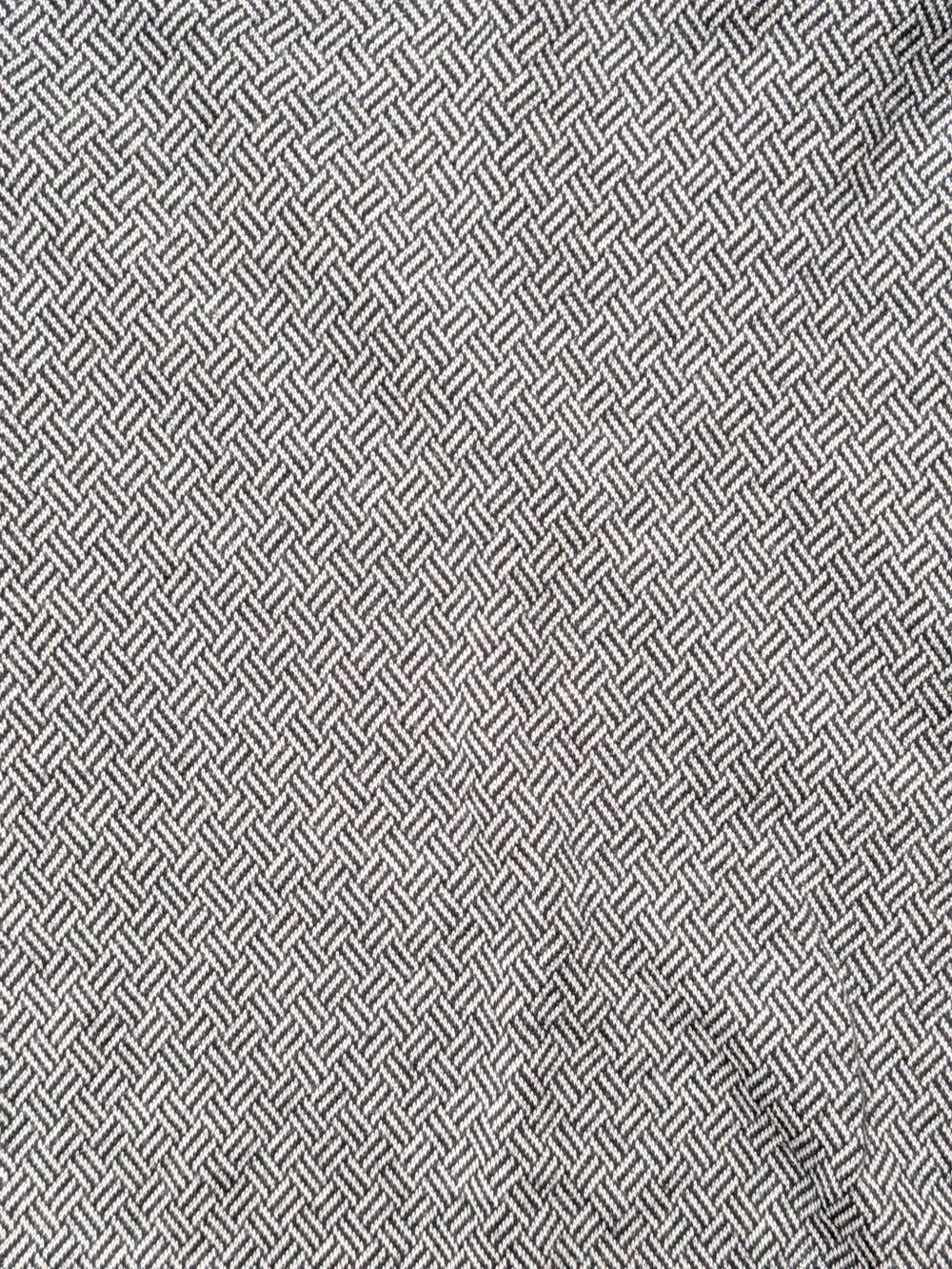 Ralph Lauren Men's XXL Pima Cotton Polo Shirt Grey Geometric Micro-Pattern